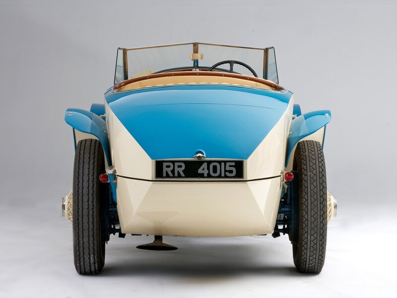 blue and cream vintage car