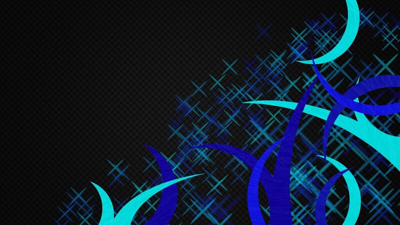 Blue and Cyan Abstract Shapes