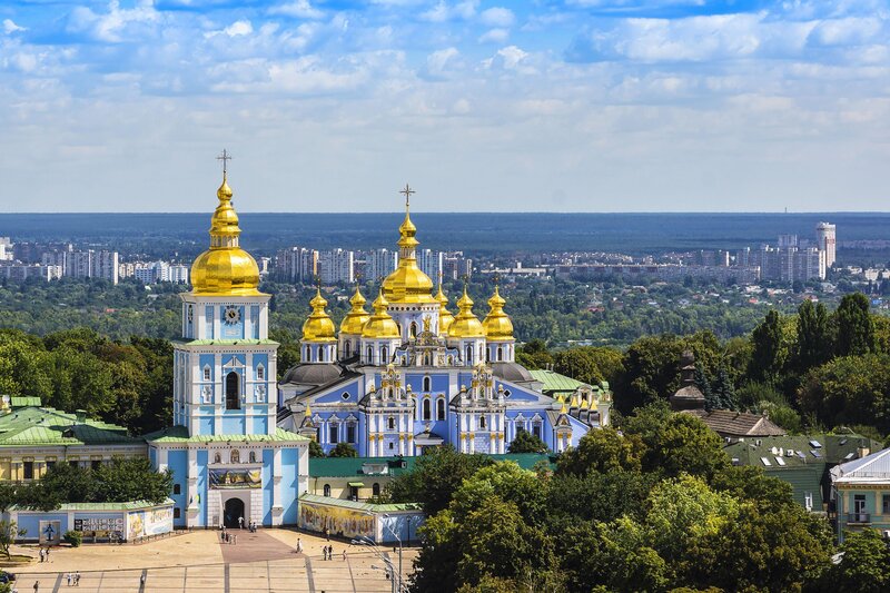 Blue and Gold Cathedral