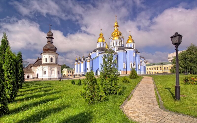 Blue and Gold Church — Serene