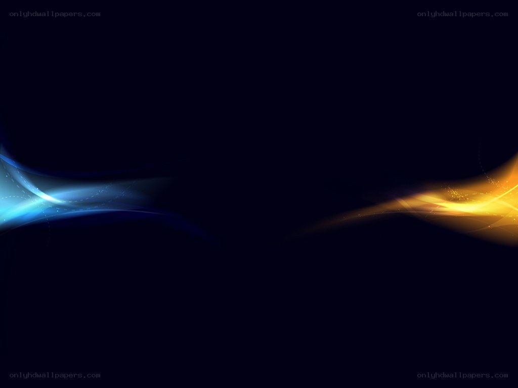 blue and gold light waves