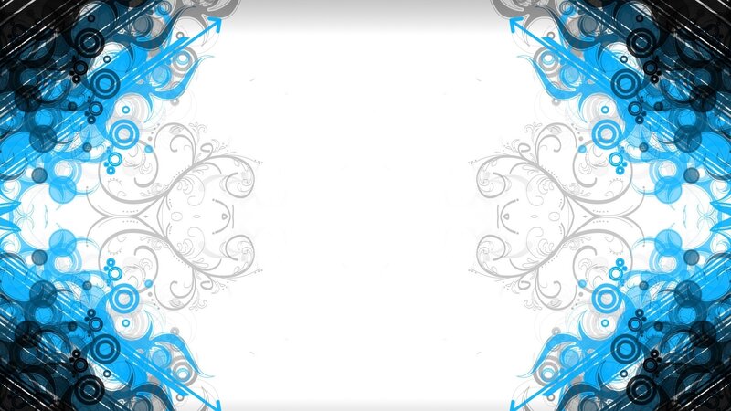 blue and gray abstract design