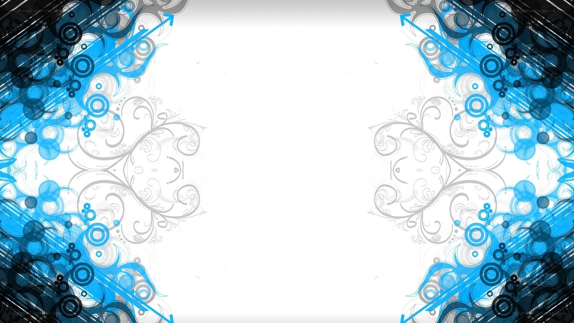 blue and gray abstract design