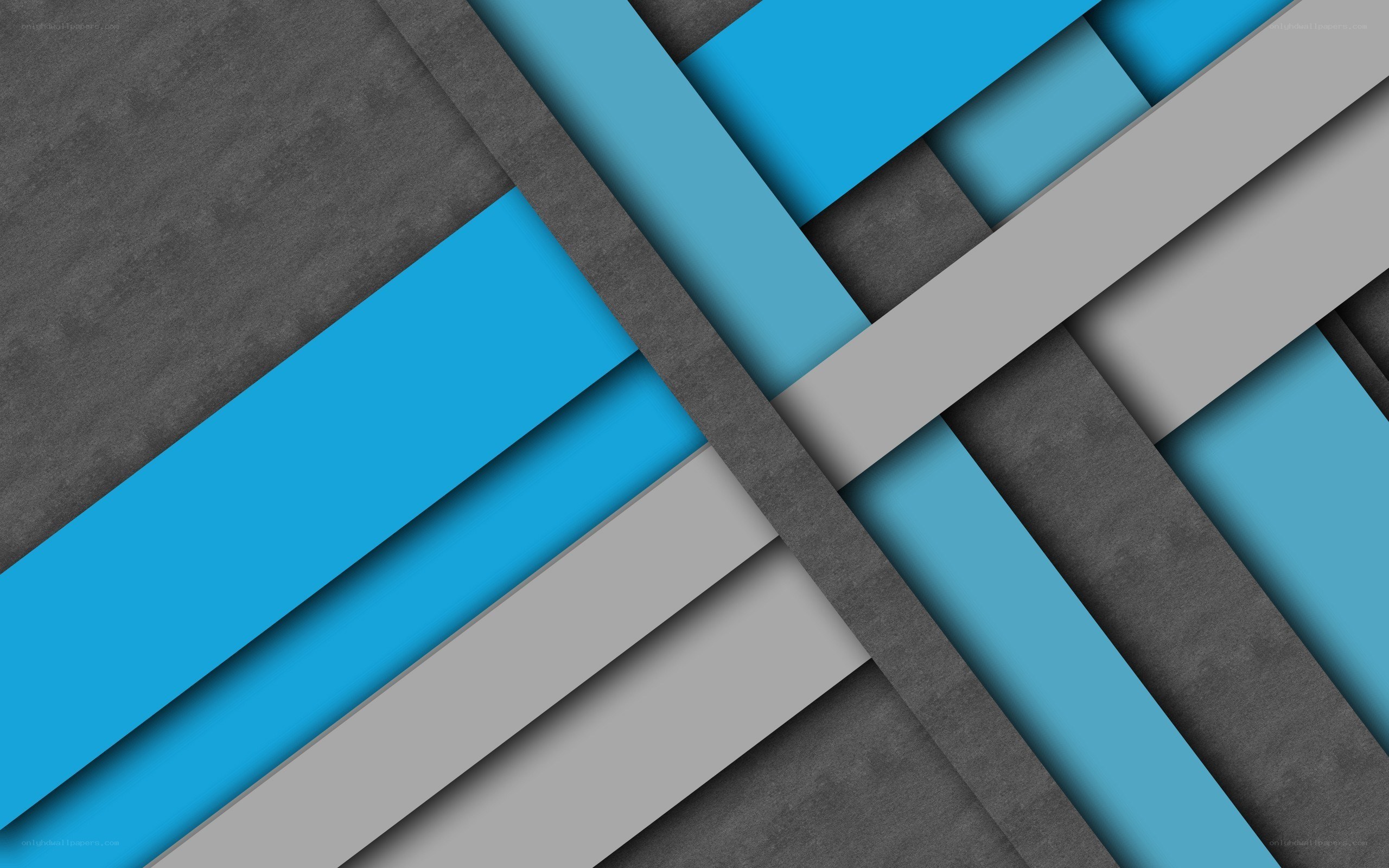 blue and gray geometric design
