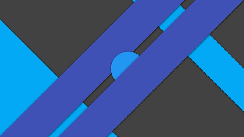 Blue and Gray Geometric Shapes