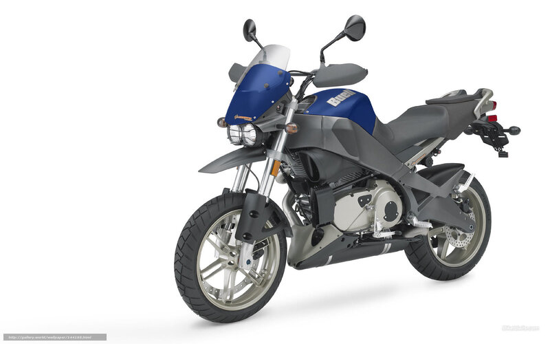 Blue and gray motorcycle