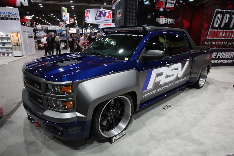 Blue and Gray Pickup Truck