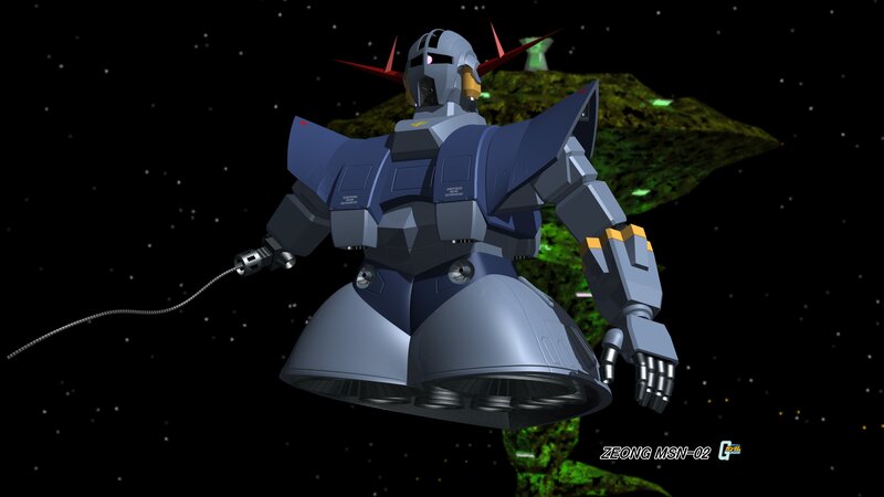 Blue and Gray Robot — Dramatic