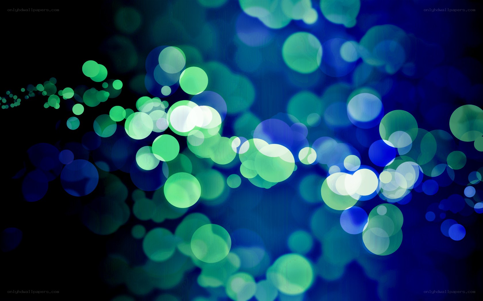blue and green bokeh lights