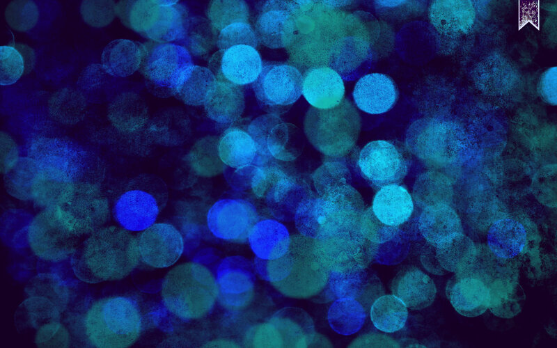 Blue and Green Bokeh Lights — Dreamy