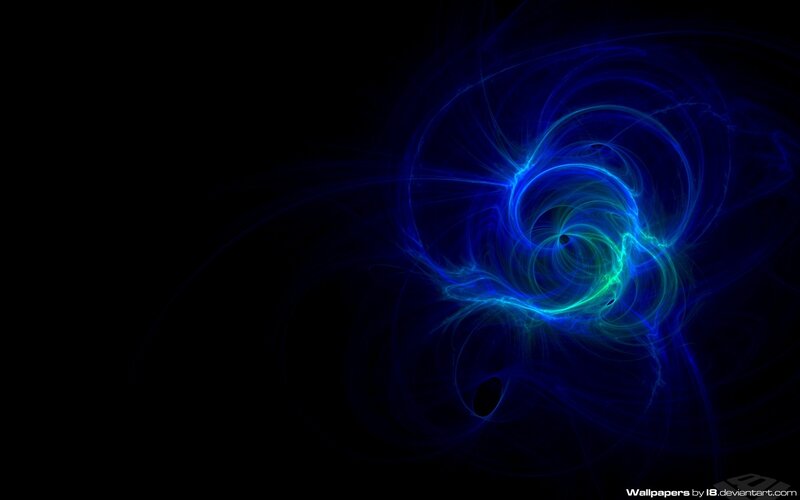 Blue and Green Energy Swirl — Dynamic