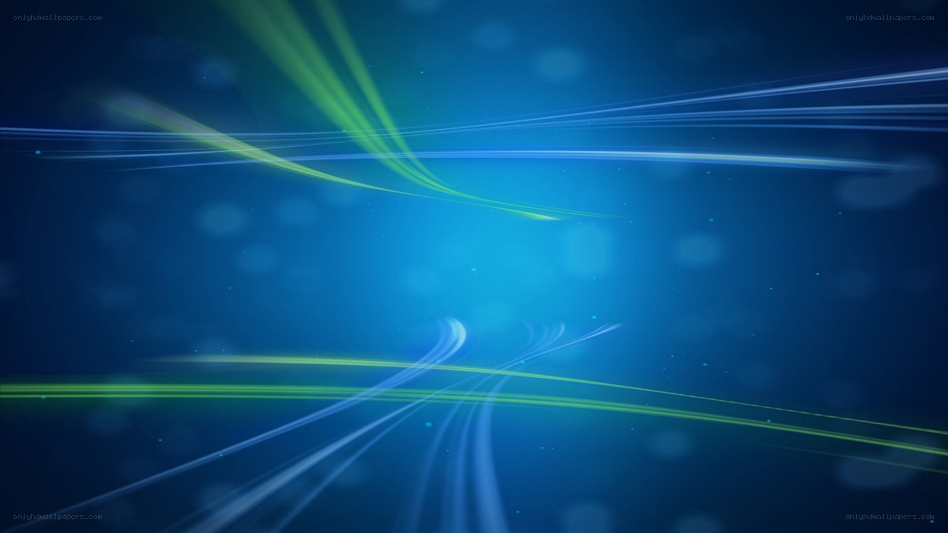 blue and green light streaks
