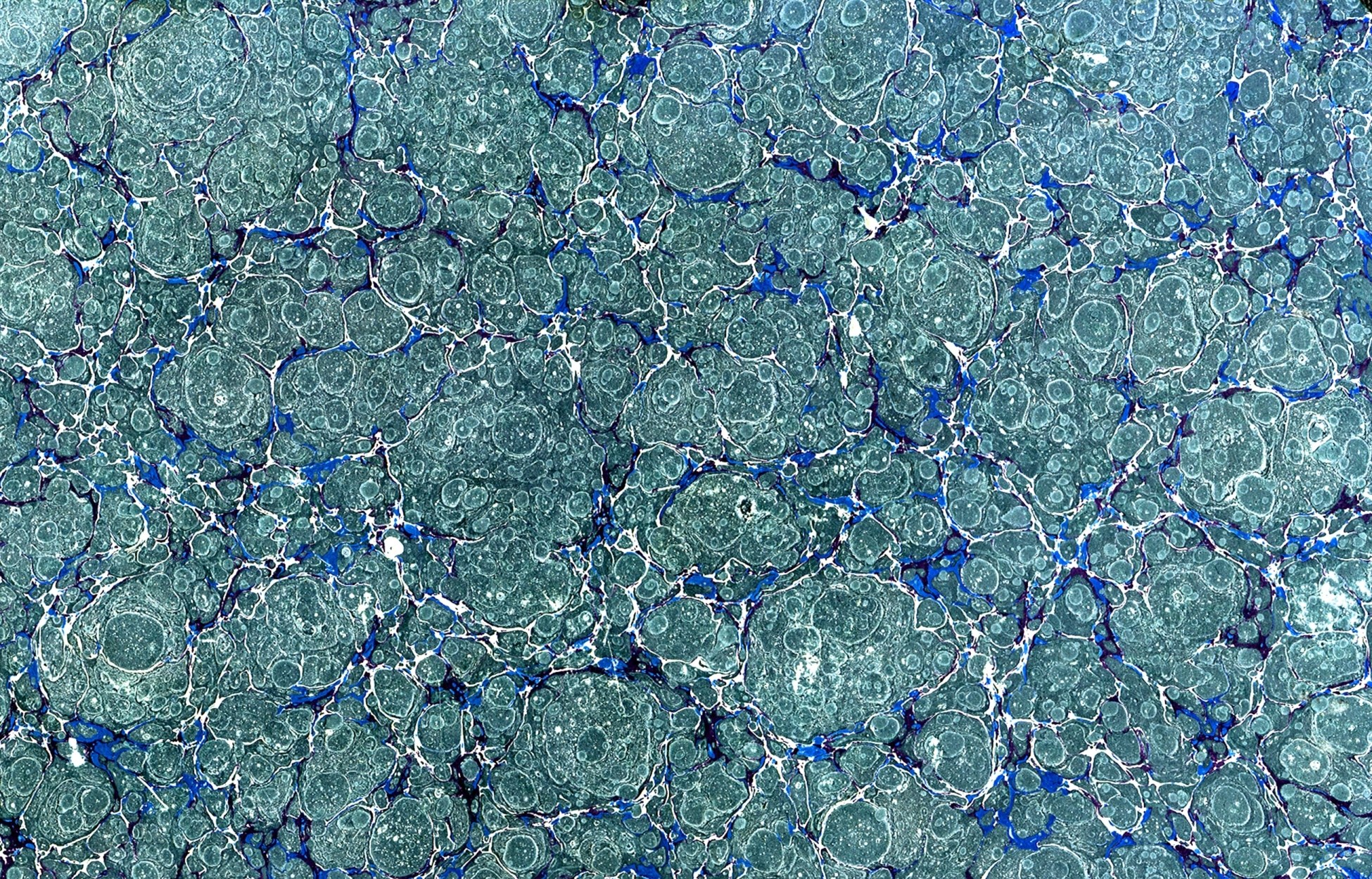 blue and green marbled pattern