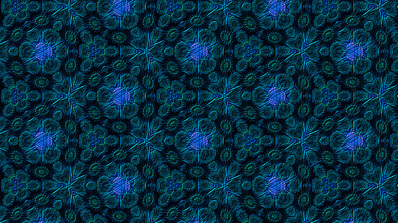 Blue and Green Pattern — Hypnotic