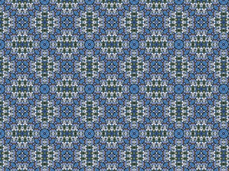 Blue and Green Pattern