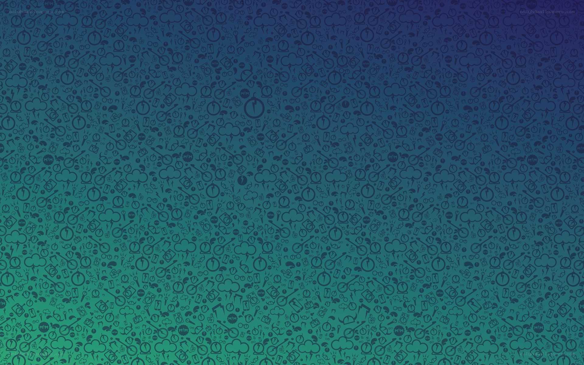 blue and green patterned background