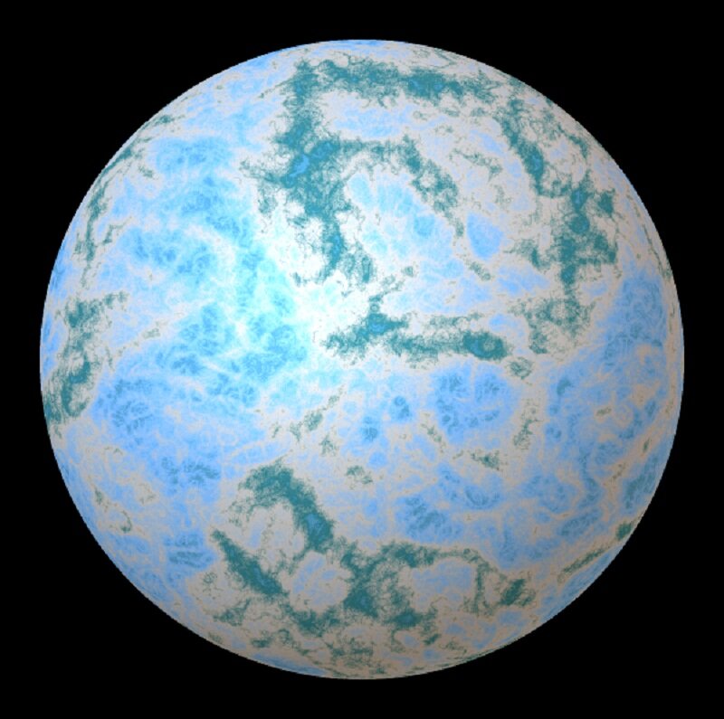 Blue and Green Planet