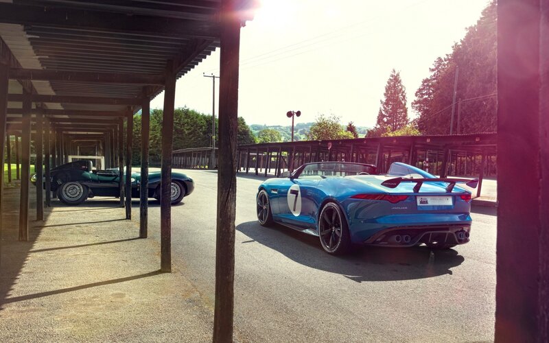 Blue and Green Race Cars