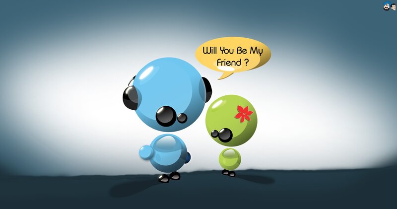 Blue and Green Spheres — Calm
