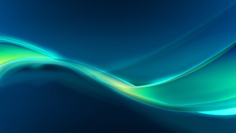 Blue and Green Waves