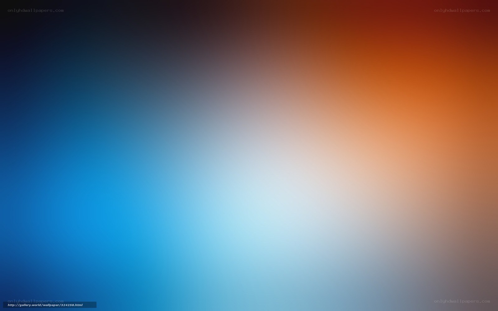 blue and orange gradient