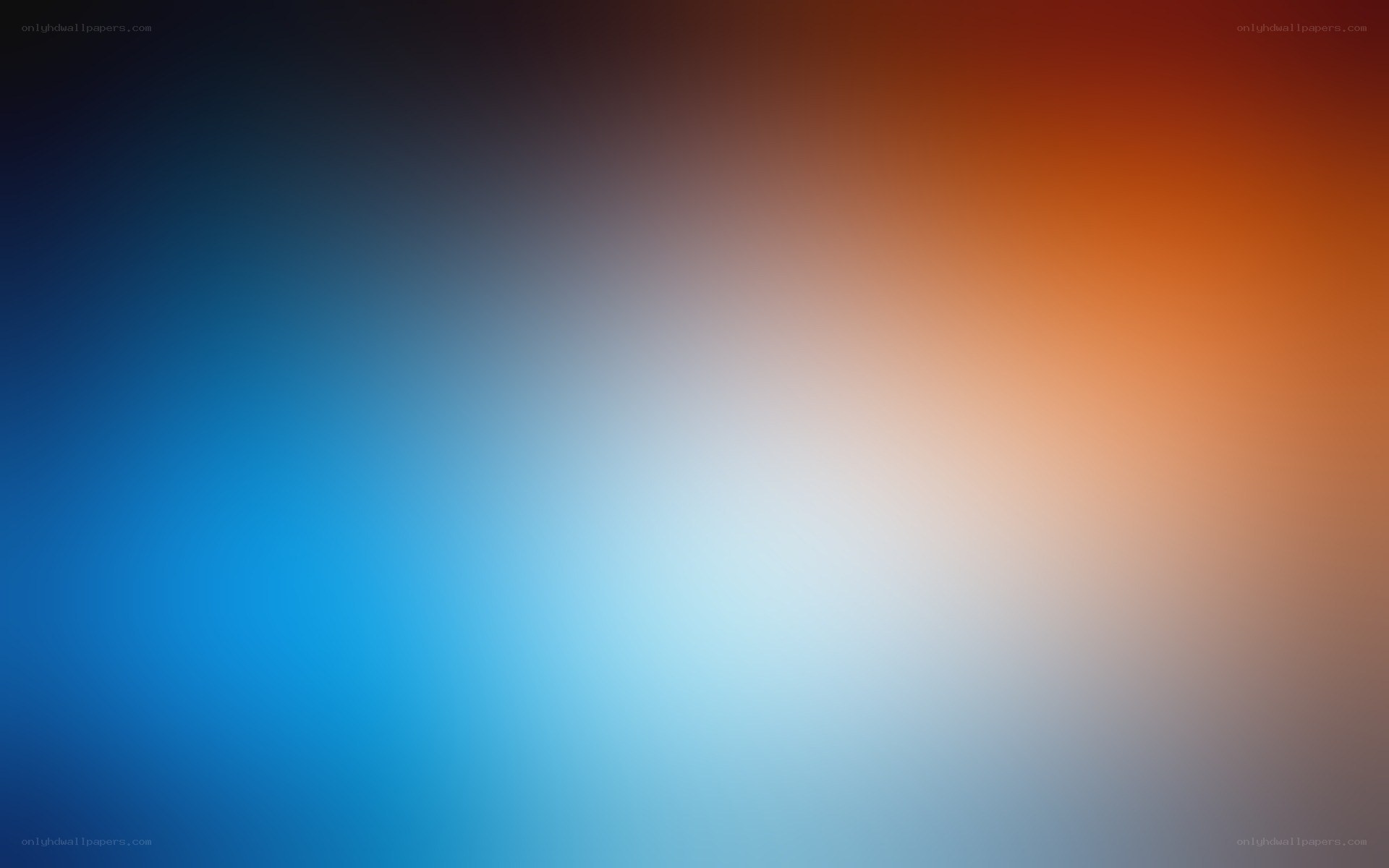blue and orange gradient