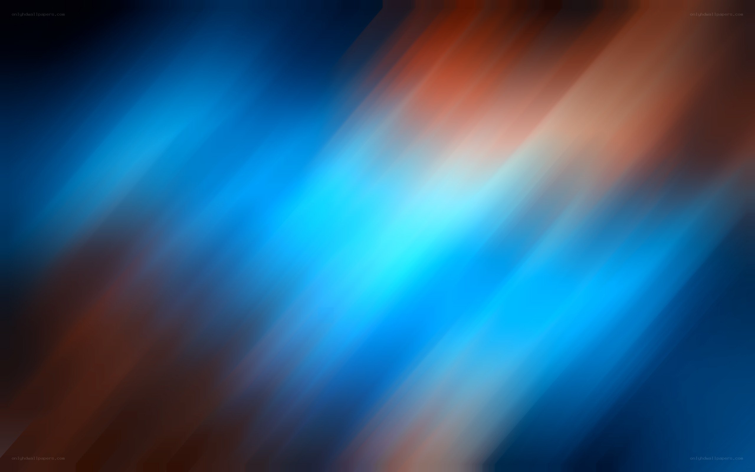 blue and orange light streaks