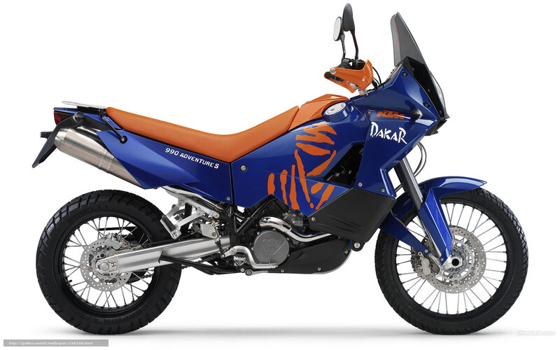 Blue and Orange Motorcycle — Neutral