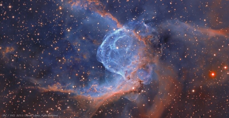 Blue and Orange Nebula