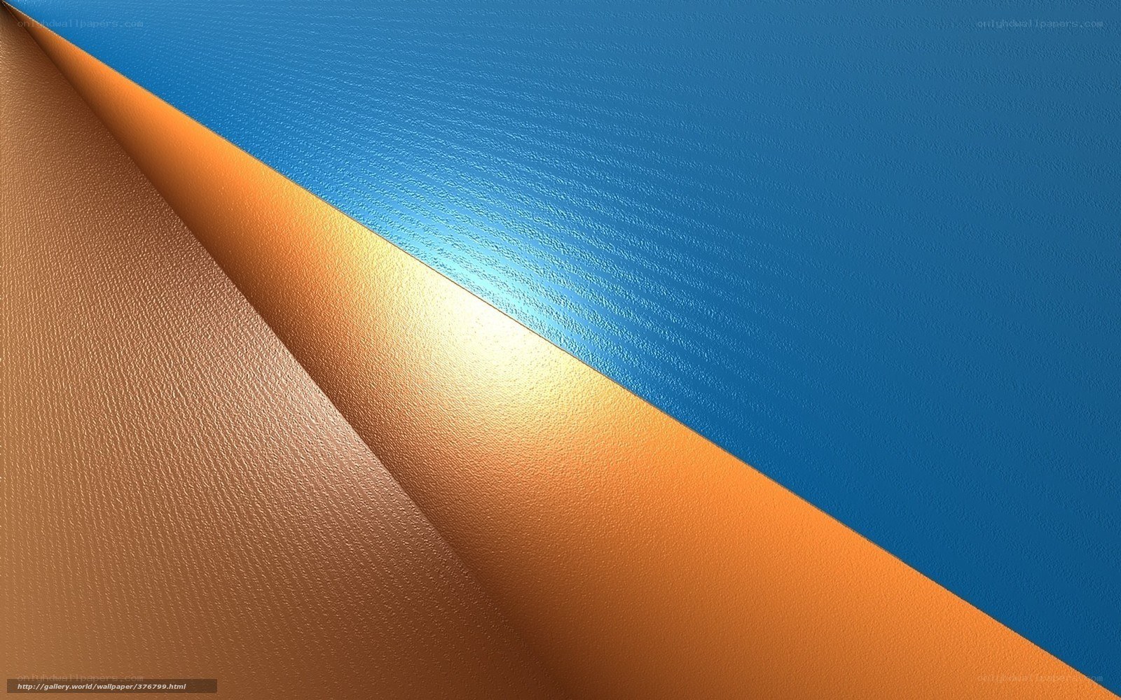 Blue and orange textured surface