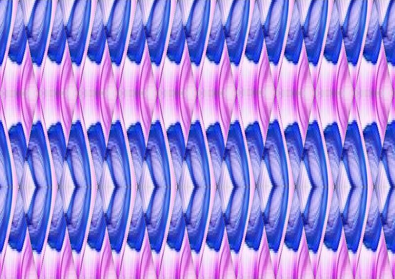 Blue and Pink Abstract Pattern