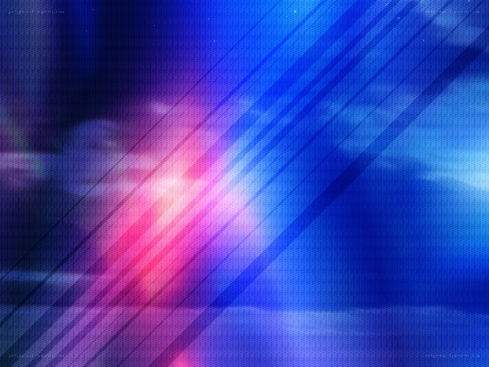 blue and pink light streaks