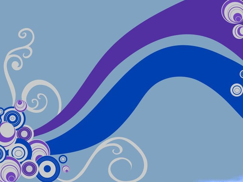 blue and purple abstract swirls