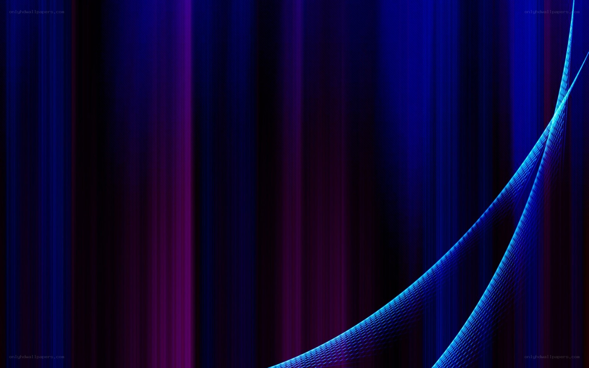 blue and purple abstract wave