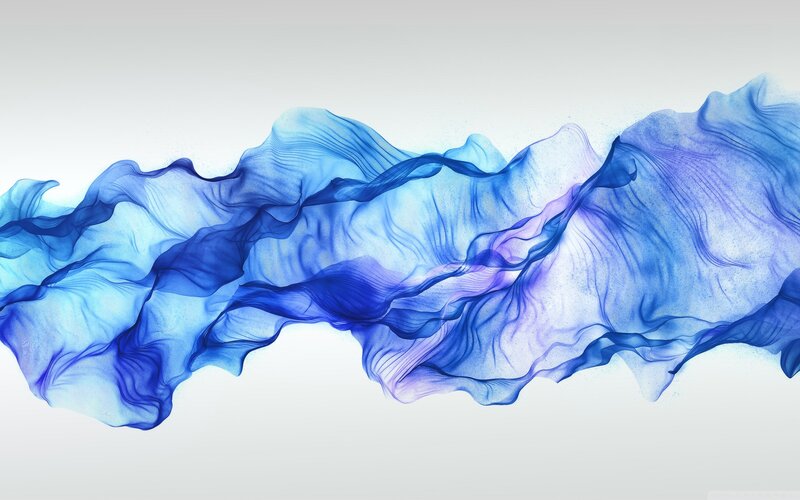 blue and purple abstract waves