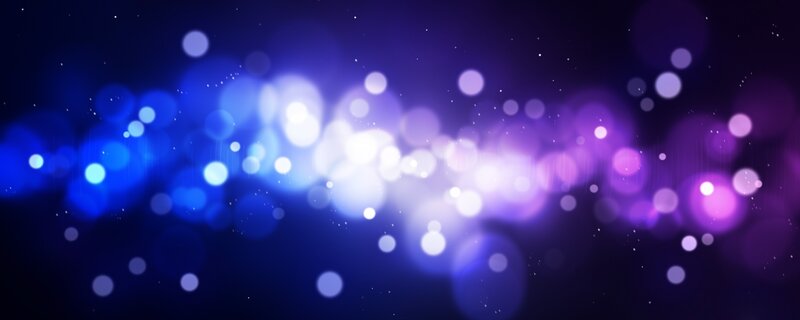 blue and purple bokeh lights
