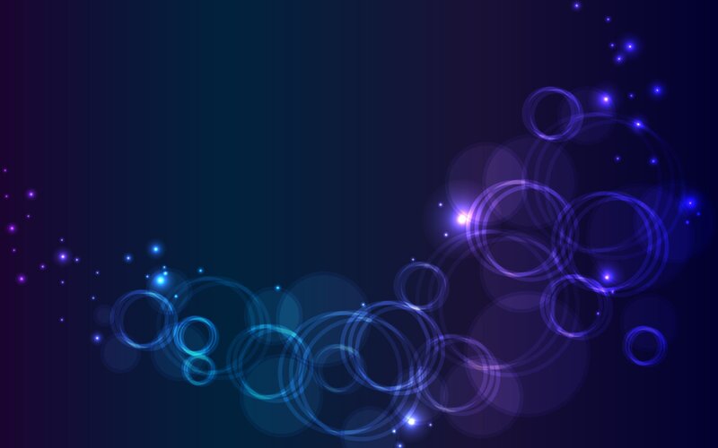Blue and Purple Circles — Calm