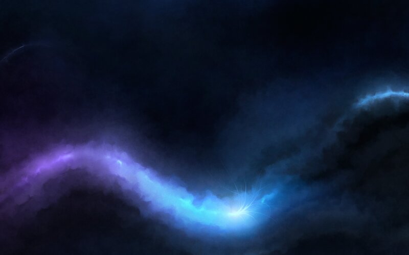 Blue and Purple Energy Wave