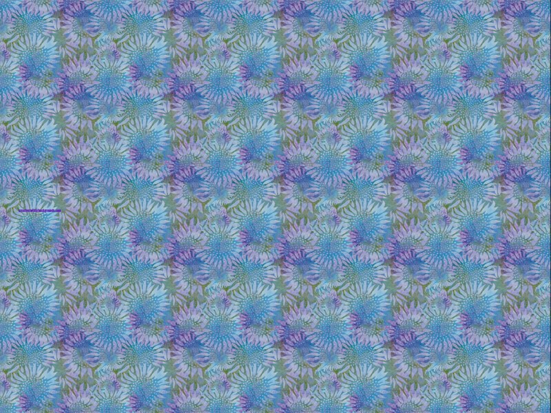 blue and purple floral pattern