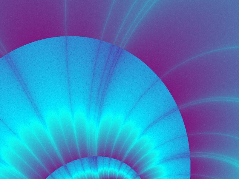 Blue and Purple Fractal Pattern — Calm