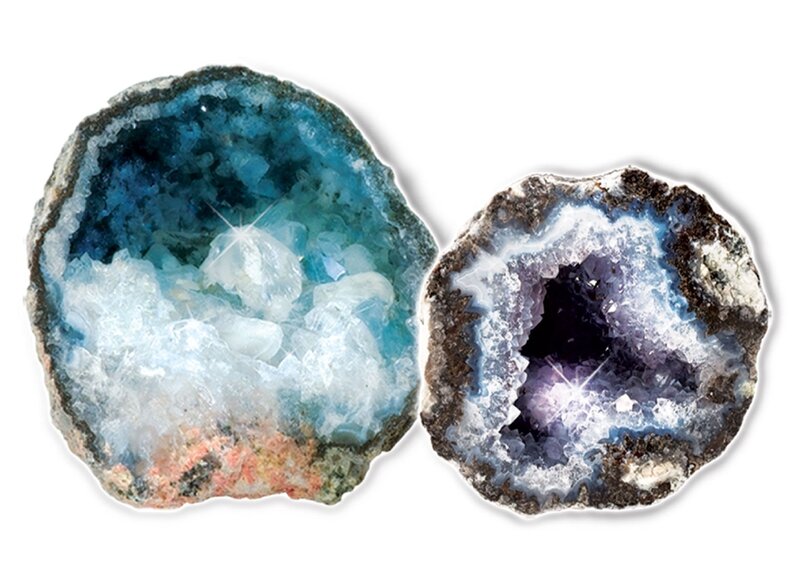 Blue and Purple Geodes — Calm