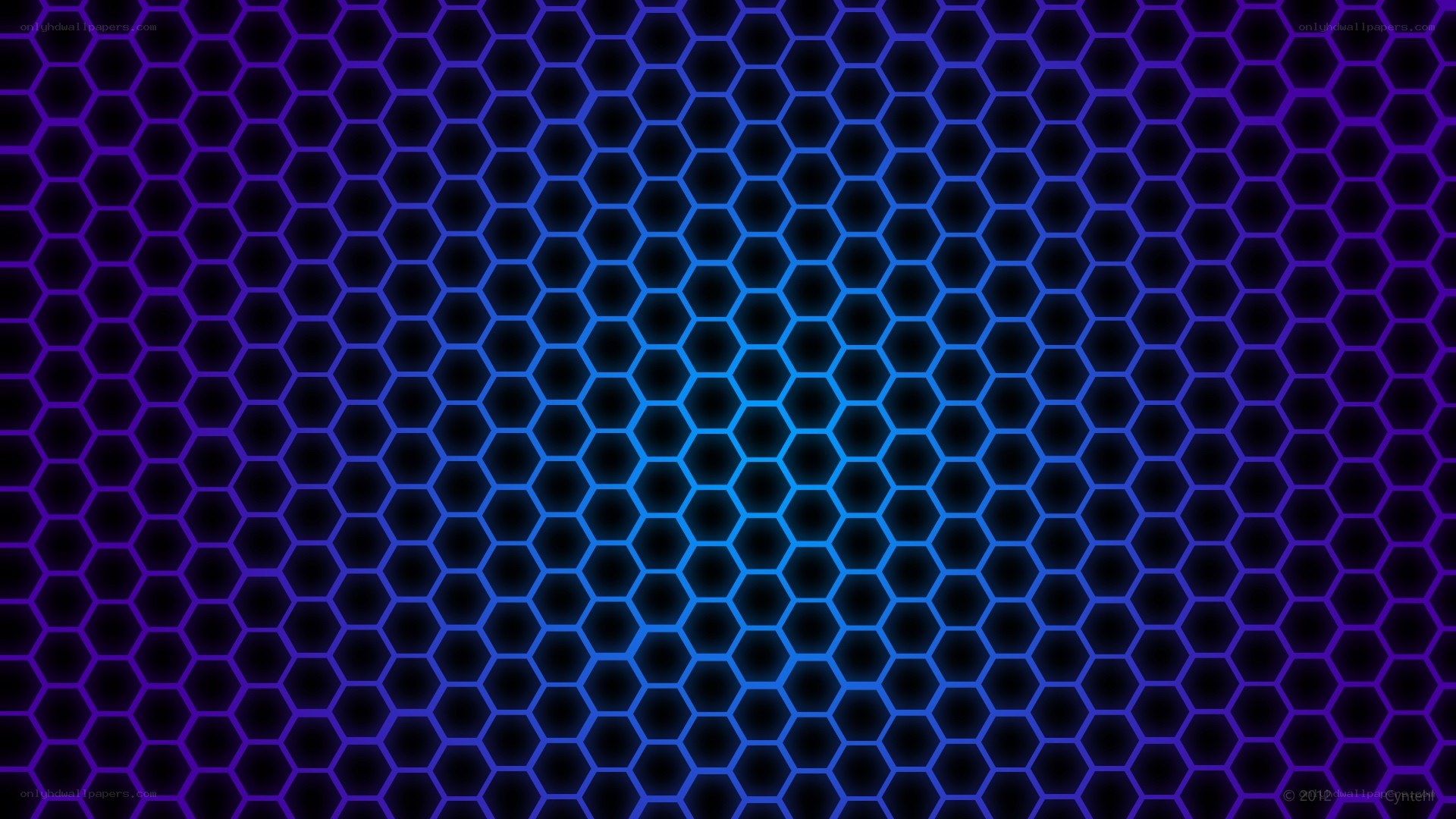 blue and purple hexagon pattern