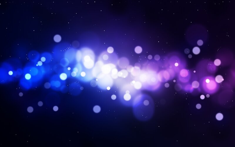 Blue and Purple Light Bokeh — Dreamy