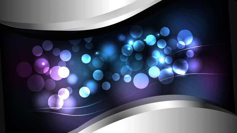 Blue and Purple Light Circles