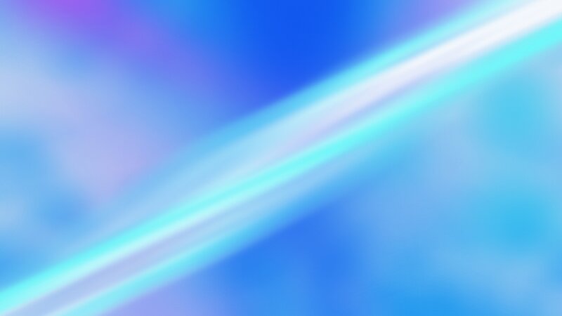 blue and purple light streak