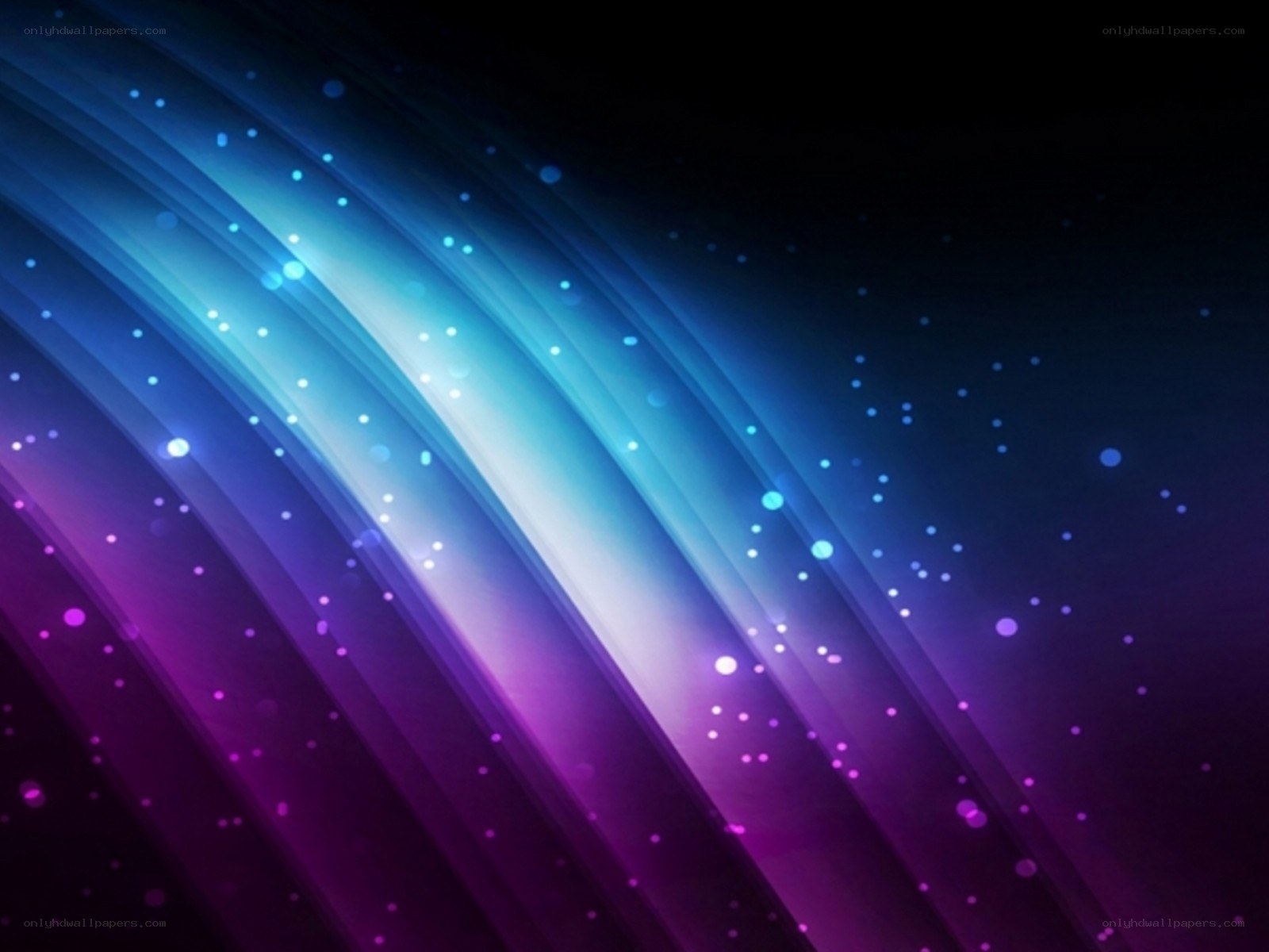 blue and purple light streaks