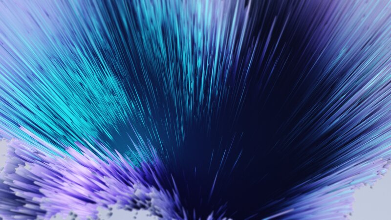 Blue and Purple Light Streaks — Dynamic, Abstract, Color