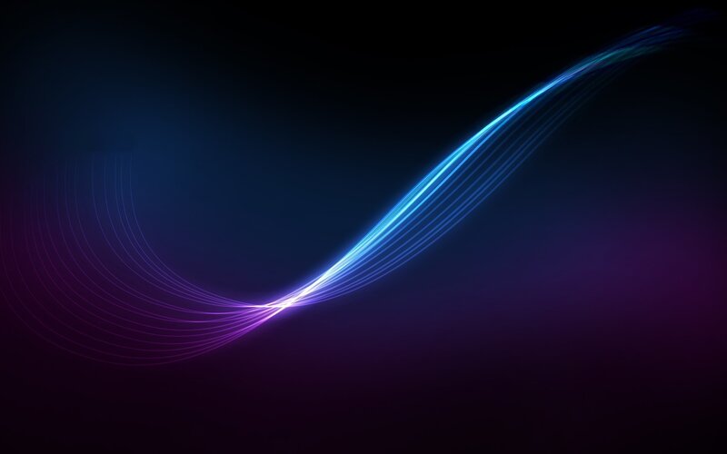 Blue and Purple Light Waves — Dynamic