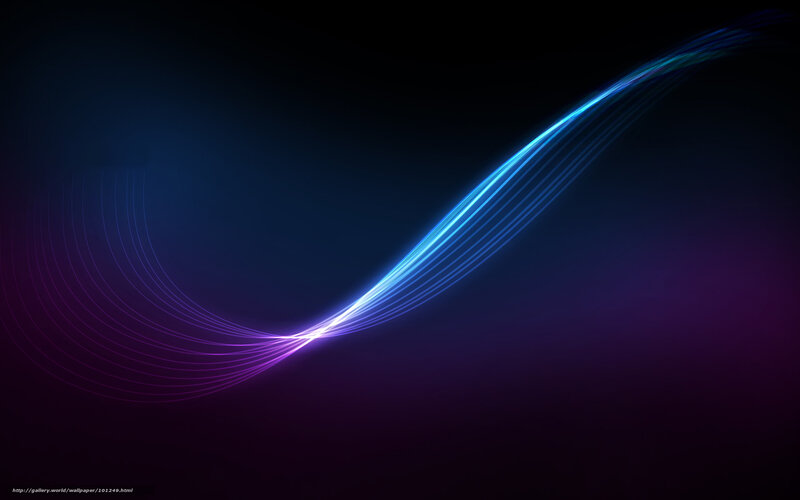 blue and purple light waves