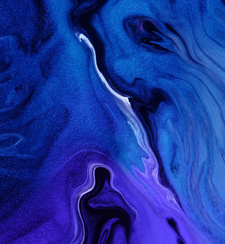 Blue and Purple Liquid Swirl